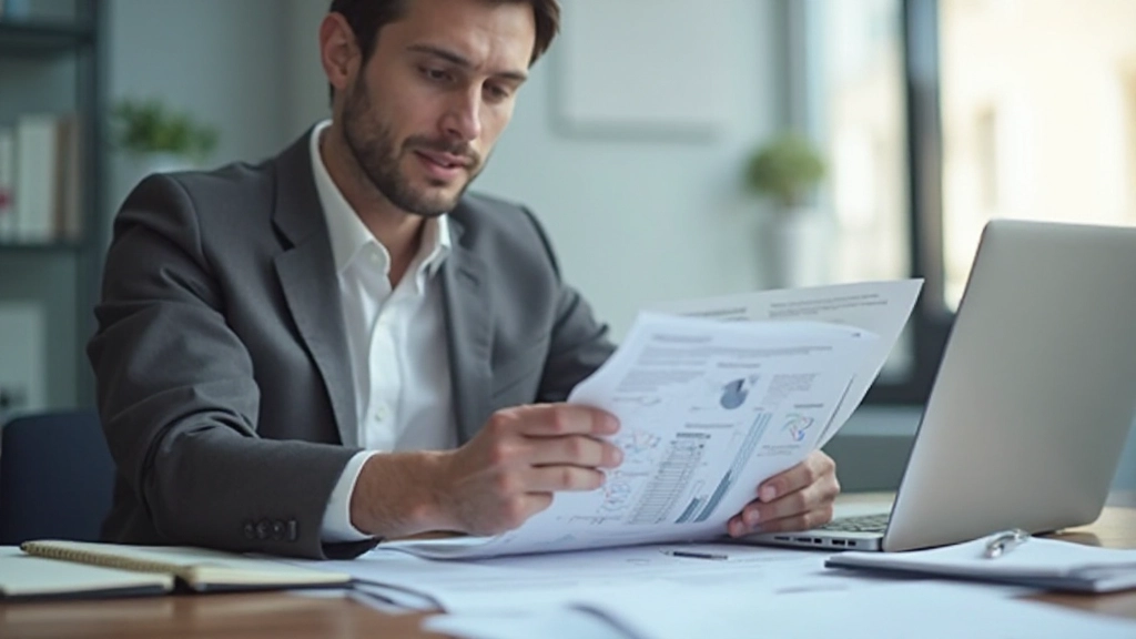 Profissional apresentando slides em sala de conferência com audiência atenta